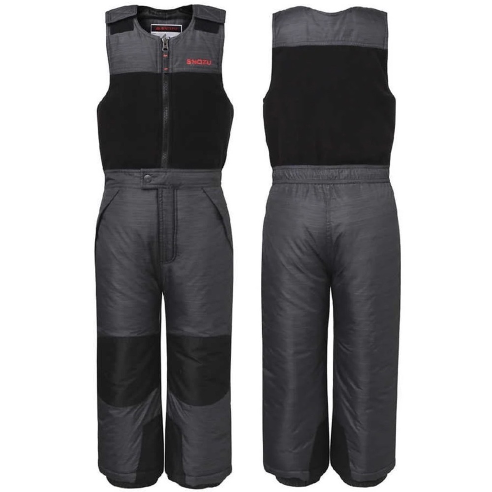 Snow Bib Pants 4T Weather Resistant Adjustable Zip Closure Snozu Winter Sporty